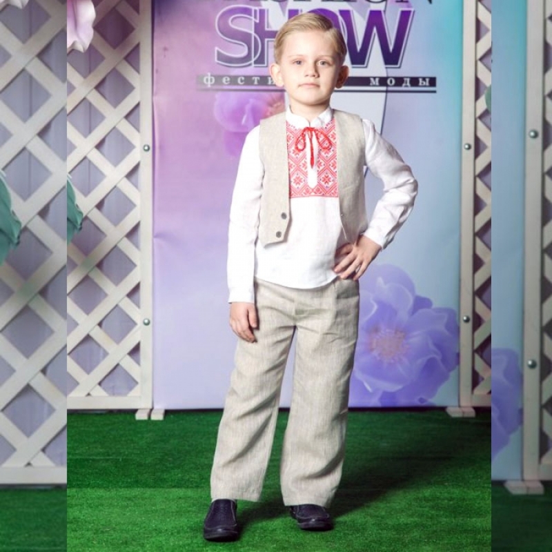 Сорочка для мальчика 140-17