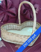 Корзинка серце
